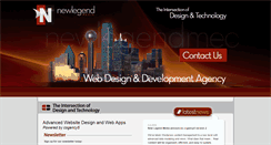 Desktop Screenshot of newlegendmedia.com